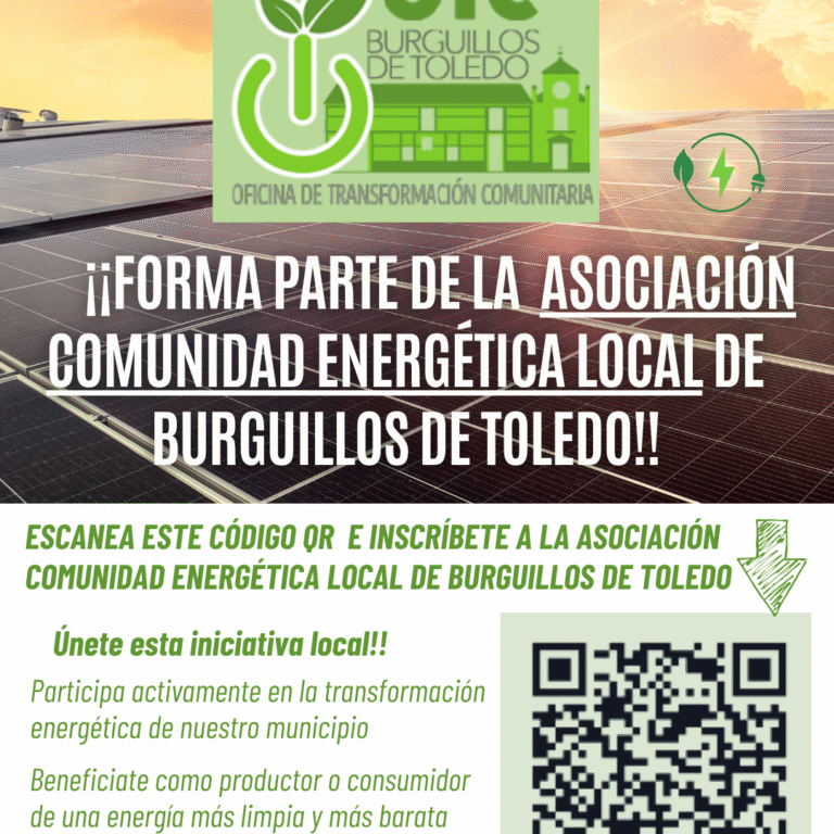 Burguillos de Toledo constituye oficialmente su Comunidad Energética Local